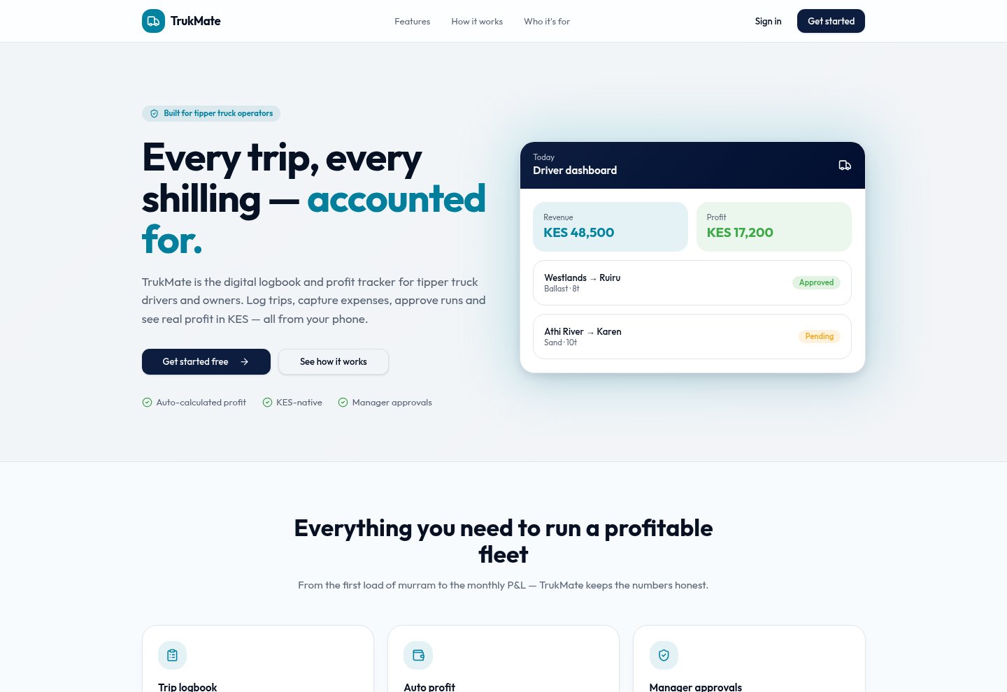 TrukMate preview